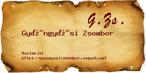 Gyöngyösi Zsombor névjegykártya